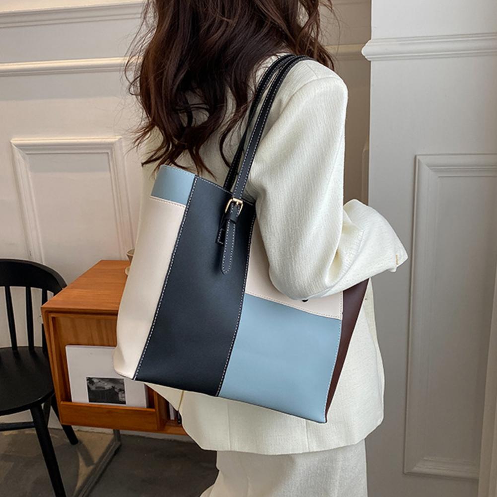 Leather Work Duffle Bag - حقيبة كتف عصرية ذات سعة كبيرة،