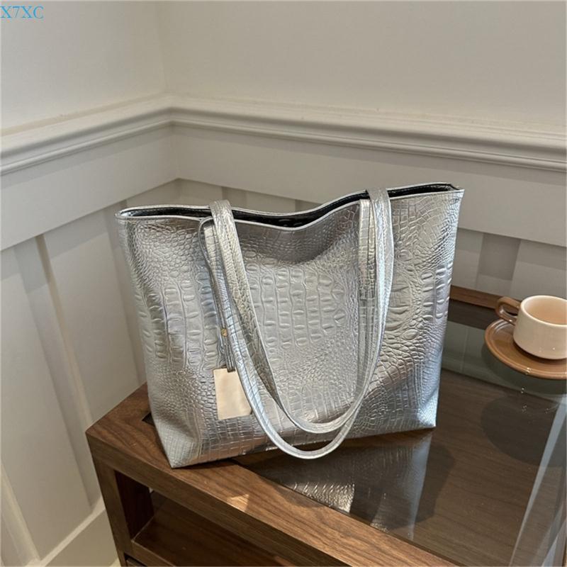 Leather Work Duffle Bag - X7XC حقيبة كتف نسائية عادية للركاب