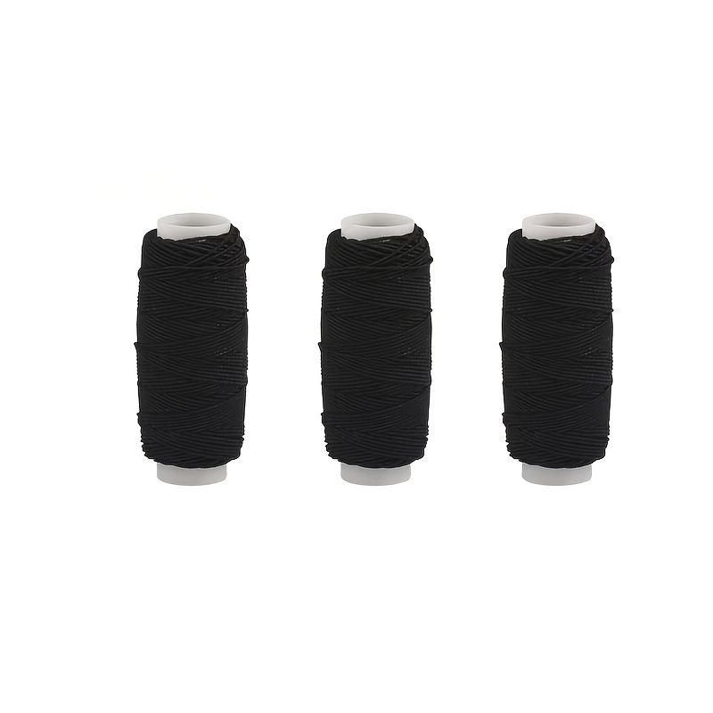 20 متر أسود أبيض خيط مرن 0.6 م - مراجعة Waxed Thread Linen وسعره