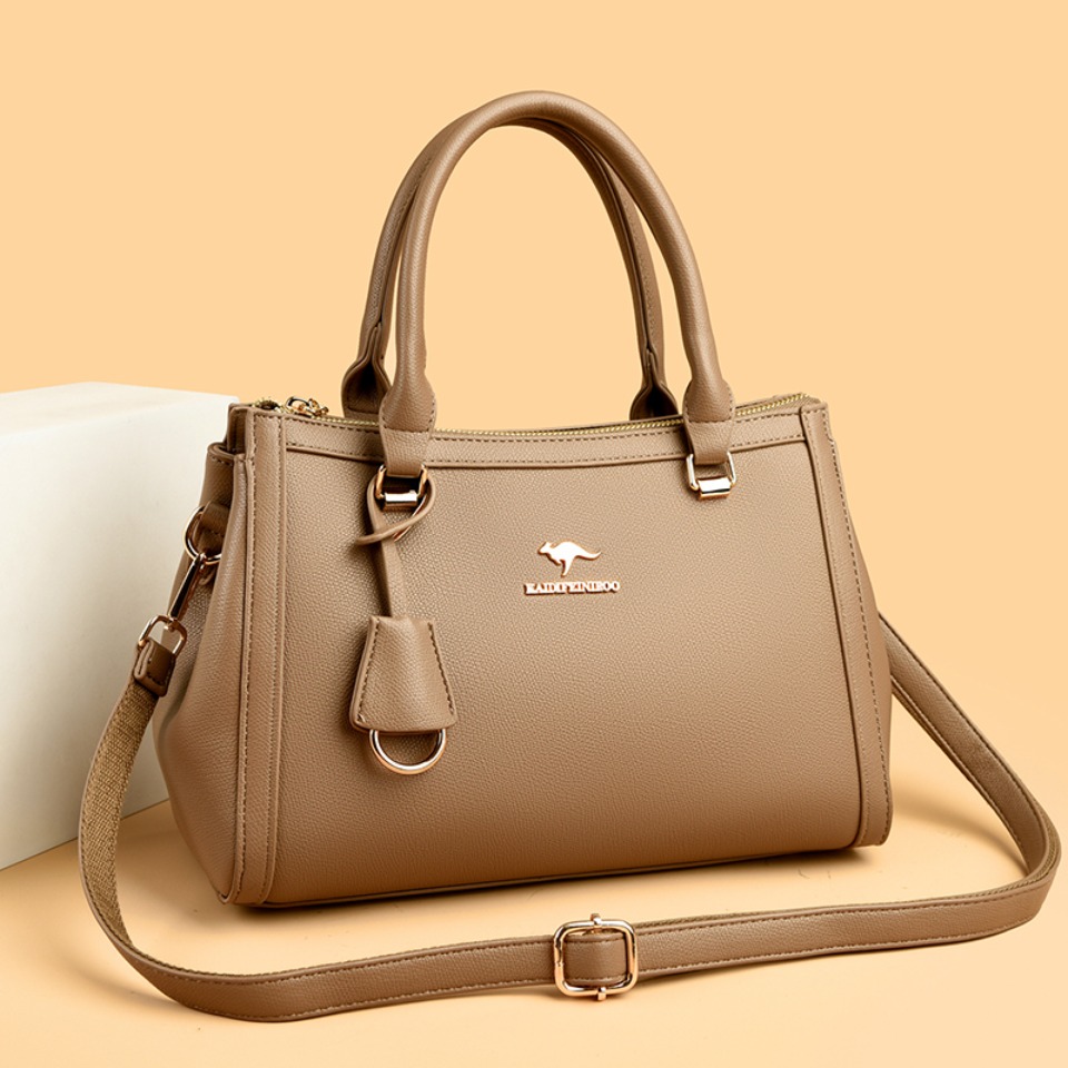حقيبة يد نسائية من ماركة كانجا - مراجعة Leather Work Handbag وسعره