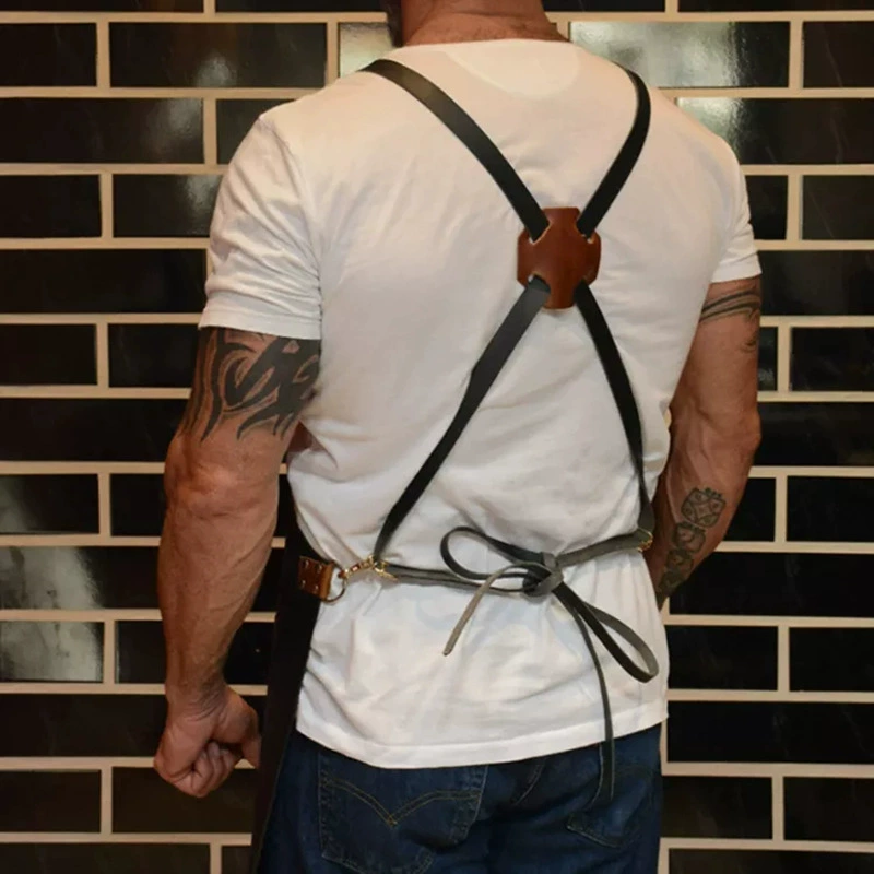مريلة مطبخ خارجية للشواء من جل - مراجعة Leatherwork Products وسعره