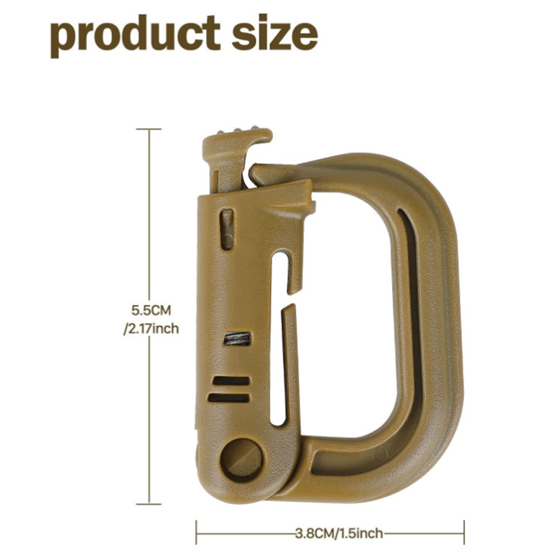 5 قطعة Grimloc مول حلقة تسلق D - مراجعة Snap Fastener Setter وسعره