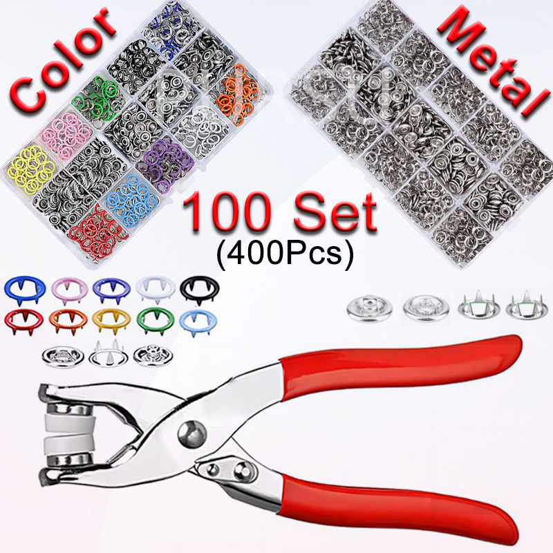 100 مجموعات المفاجئة كماشة الت - مراجعة Snap Fastener Setter وسعره