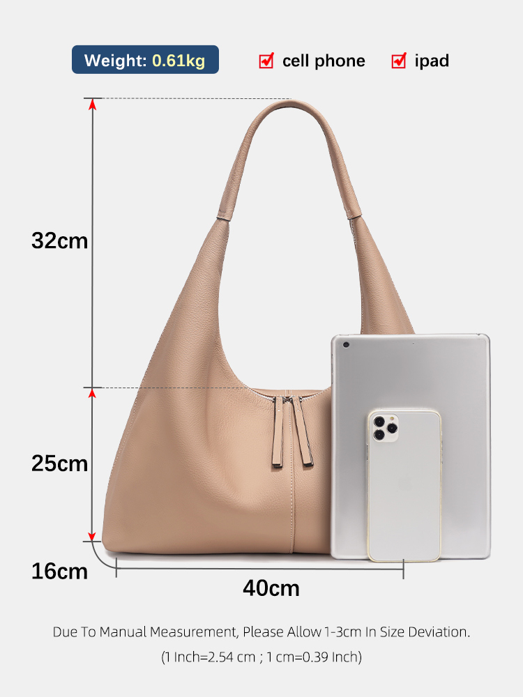 حقيبة يد Zency ذات سعة كبيرة م - مراجعة Leather Work Handbag وسعره