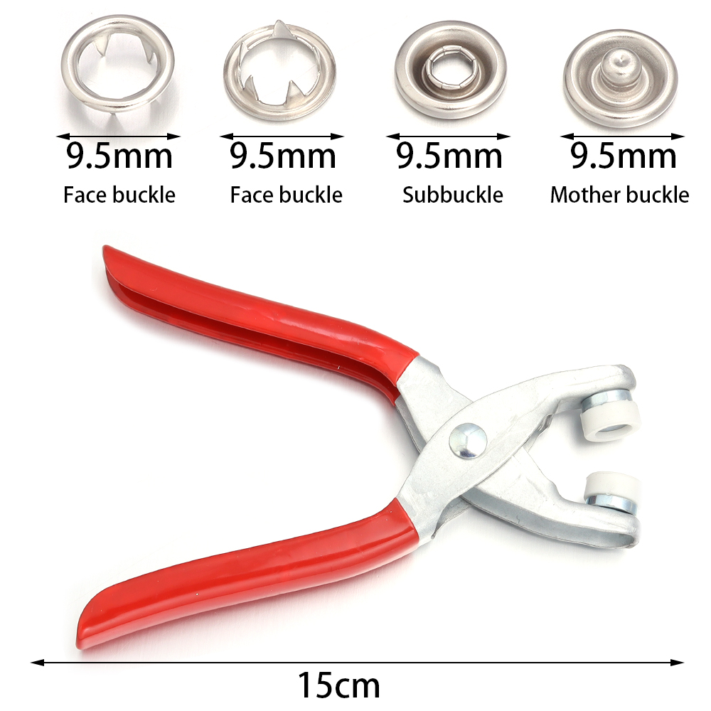50 مجموعة من أزرار الكبس المعد - مراجعة Snap Fastener Setter وسعره