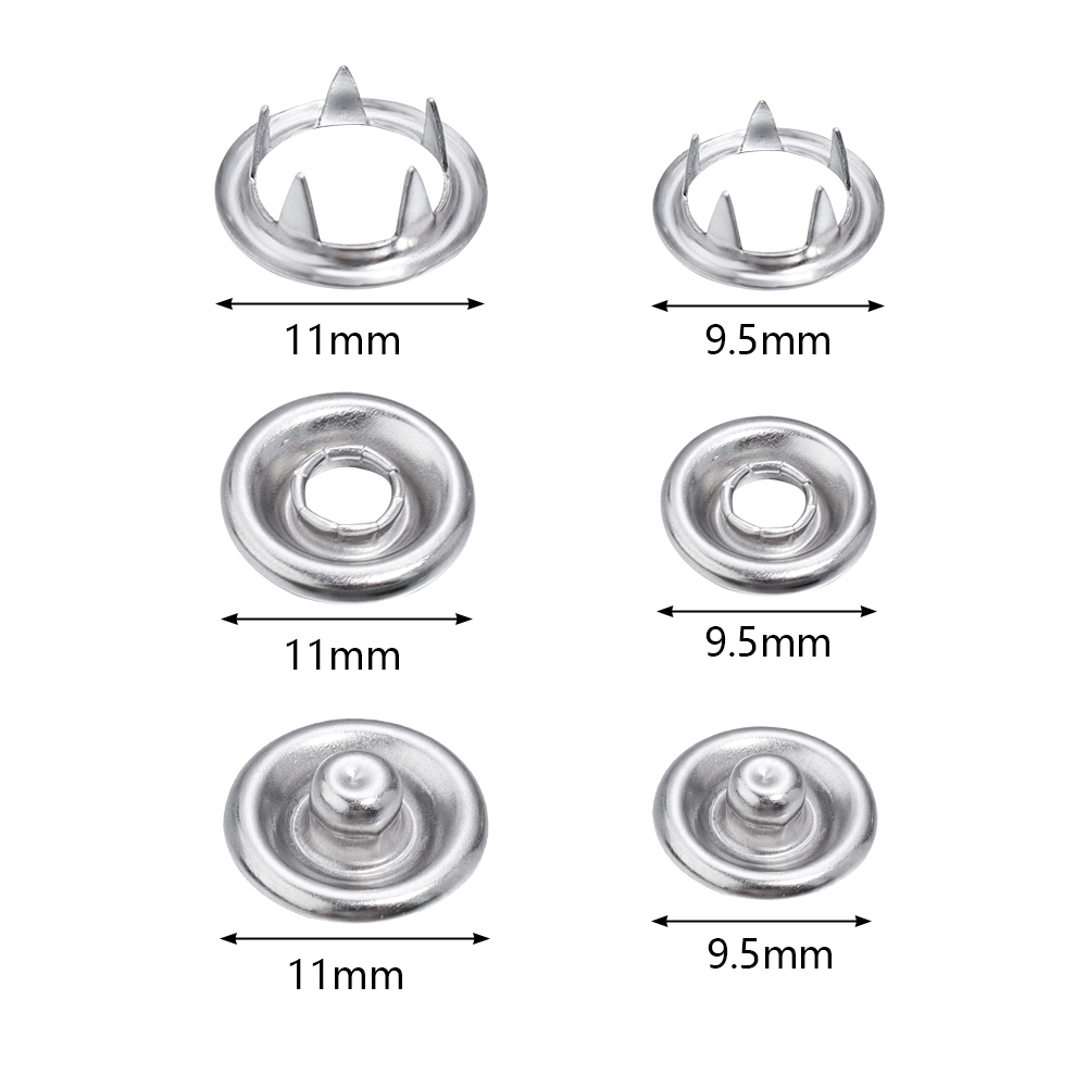 50 مجموعة من أزرار الكبس المعد - مراجعة Snap Fastener Setter وسعره