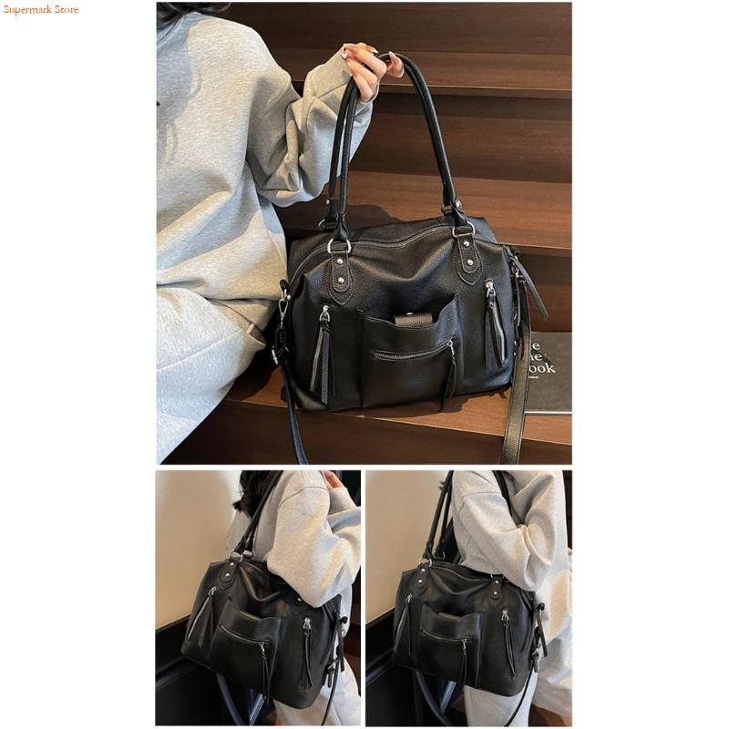Q5WE حقيبة تحت الإبط متعددة ال - مراجعة Leather Work Duffle Bag وسعره
