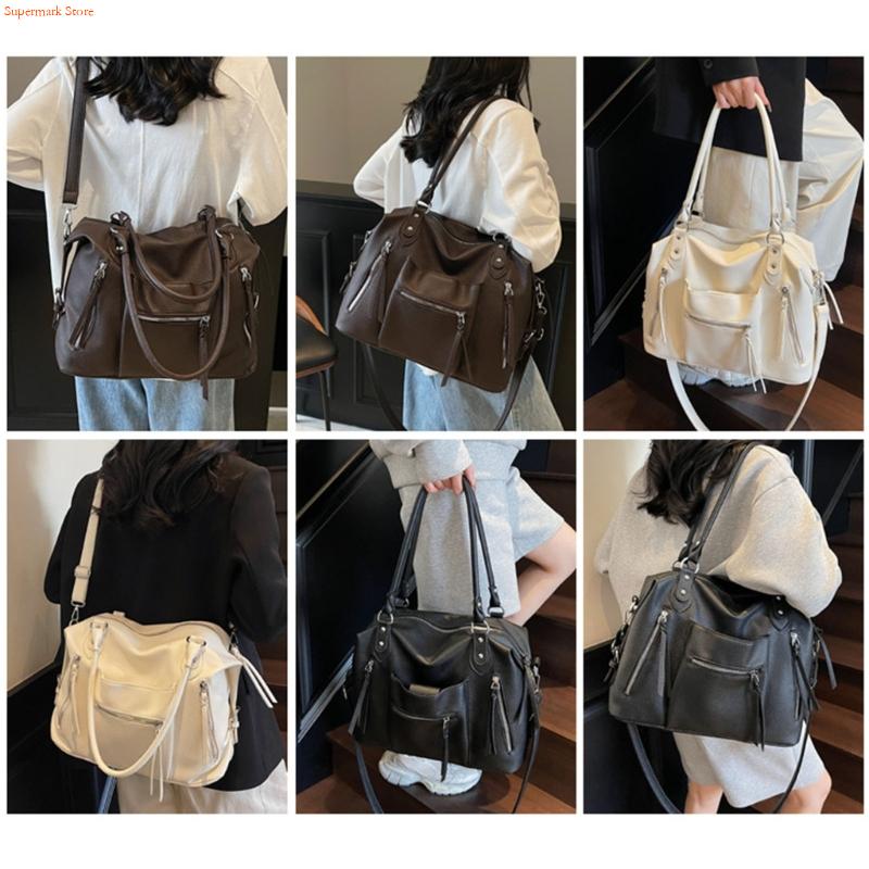 Q5WE حقيبة تحت الإبط متعددة ال - مراجعة Leather Work Duffle Bag وسعره