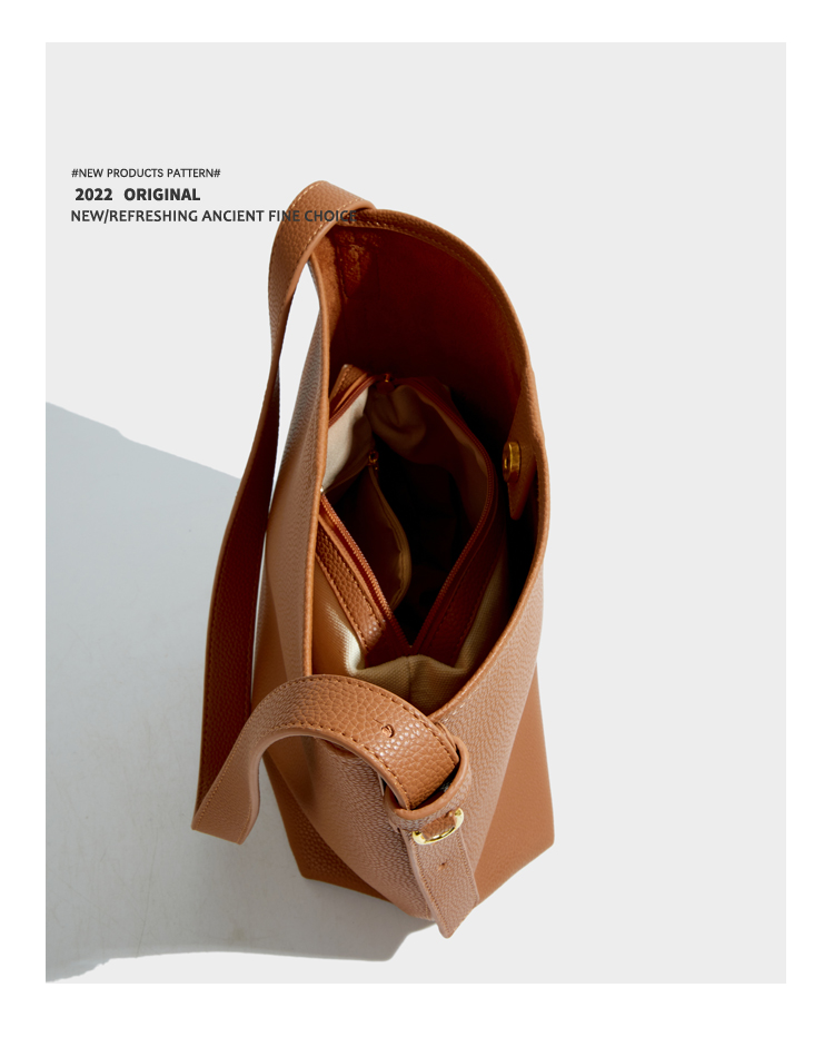 حقيبة كتف نسائية من الجلد الصن - مراجعة Leather Work Duffle Bag وسعره
