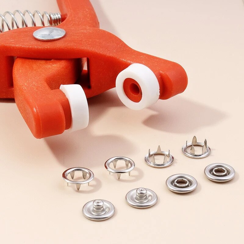 50 مجموعة من-خمسة إبزيم فكي-أد - مراجعة Snap Fastener Setter وسعره