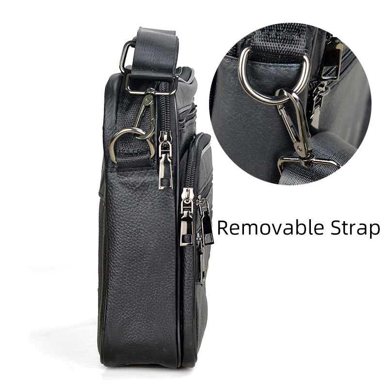 الرجال حقائب يد جلدية حقيقية ا - مراجعة Leather Work Handbag وسعره