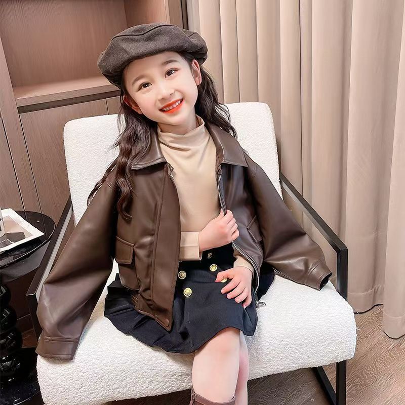 جاكيت بناتي جديد من الجلد الصن - مراجعة Leather Work Jacket وسعره