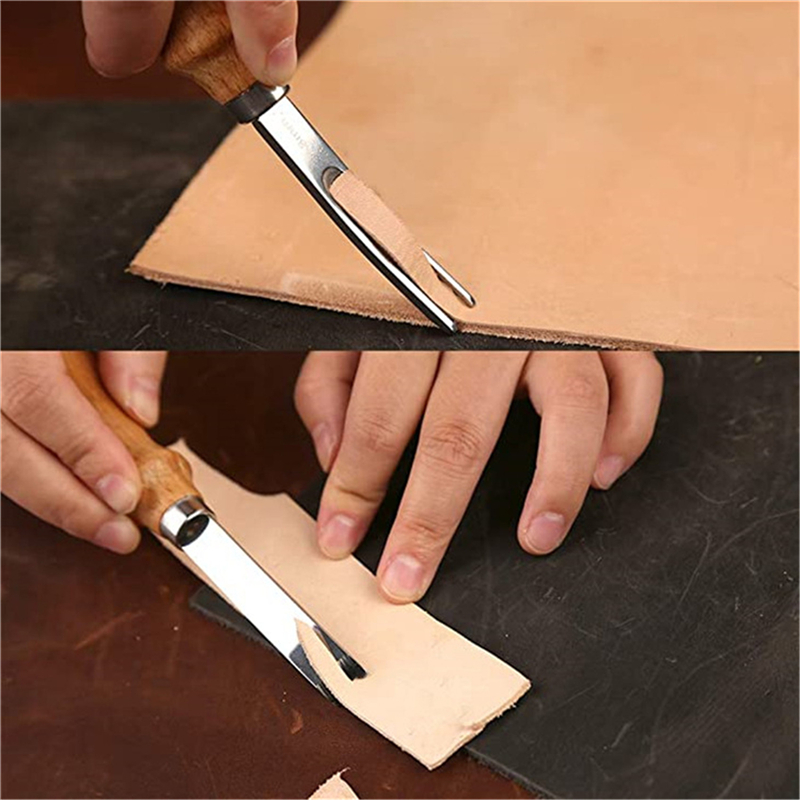 أداة قطع يدوية بمقبض خشبي بأحج - مراجعة Leatherwork Products وسعره