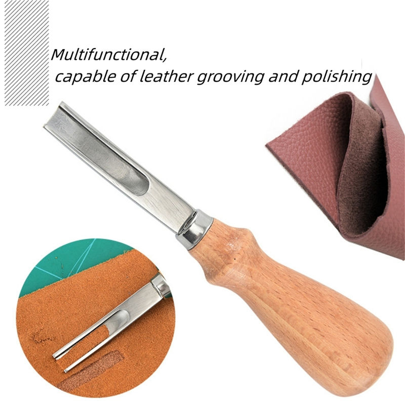 أداة قطع يدوية بمقبض خشبي بأحج - مراجعة Leatherwork Products وسعره