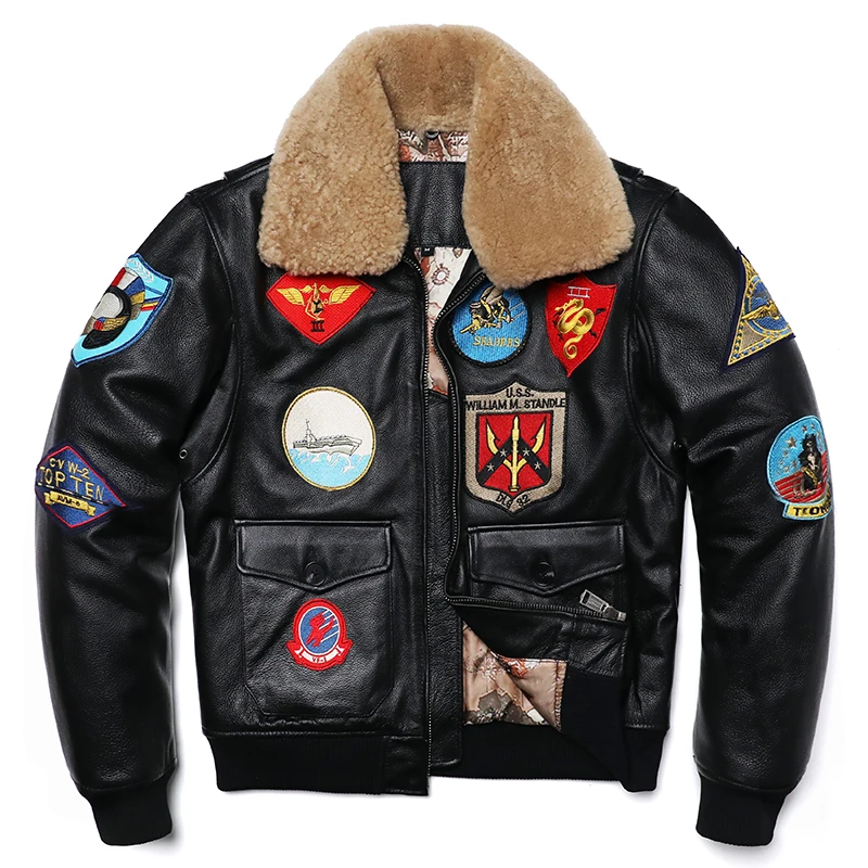 الملابس العسكرية G1 سترة الطير - مراجعة Leather Work Jacket وسعره
