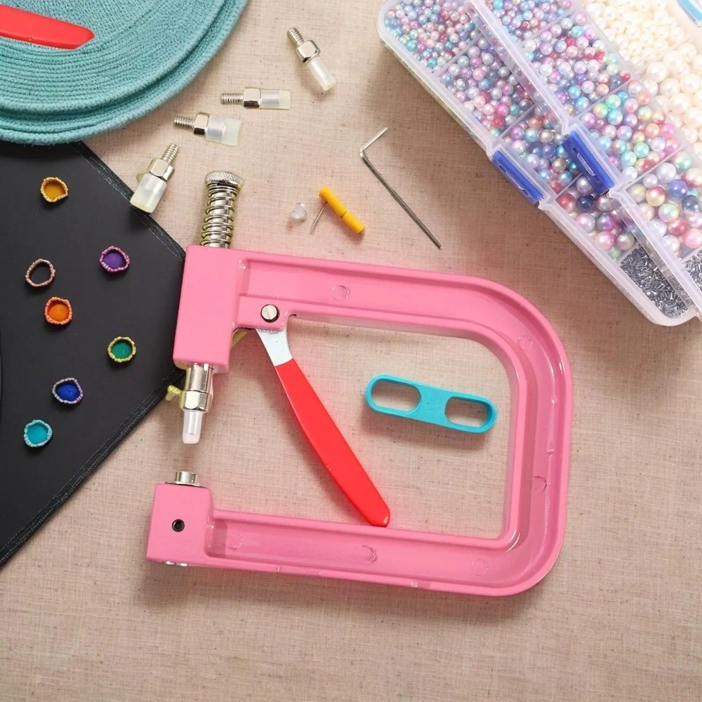 آلة ضغط يدوية لتركيب اللؤلؤ، أ - مراجعة Snap Fastener Setter وسعره