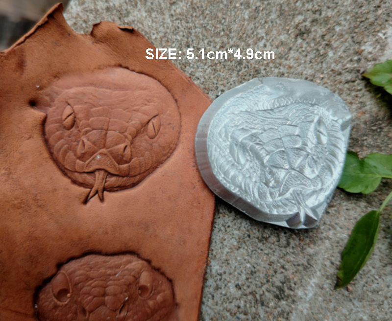 قالب نقش يدوي فريد بنمط ثعبان  - مراجعة Leatherwork Free Patterns وسعره