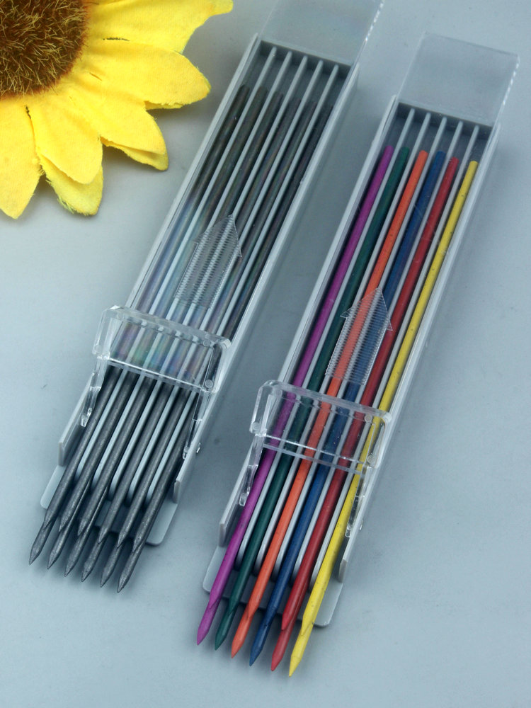 سميكة قلم رصاص الأساسية الملون - مراجعة Staedtler Pencil Lumocolor وسعره