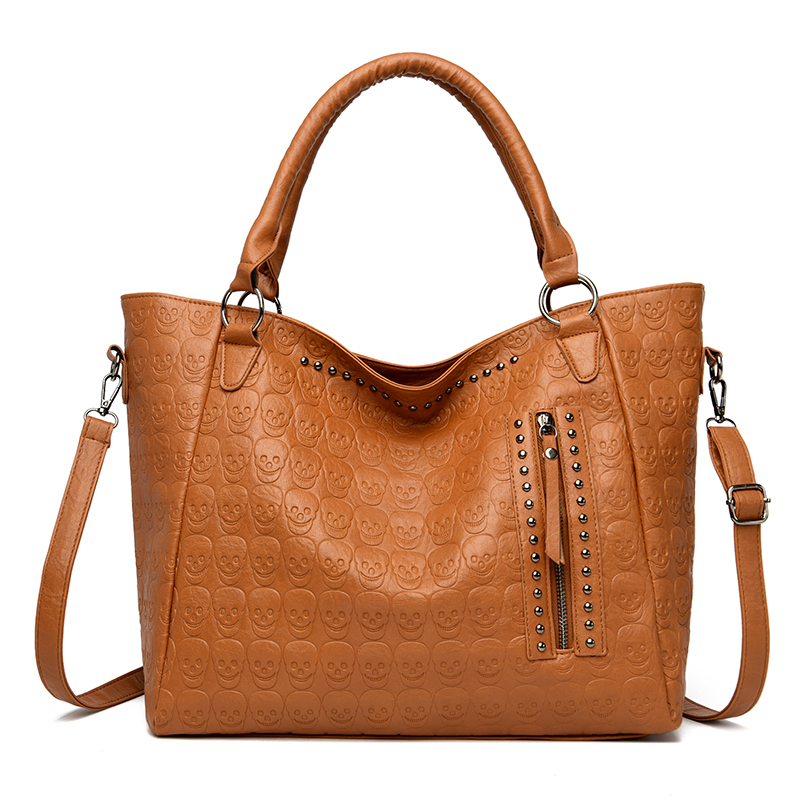 حقيبة كروس بودي بتصميم جمجمة ب - مراجعة Leather Work Handbag وسعره