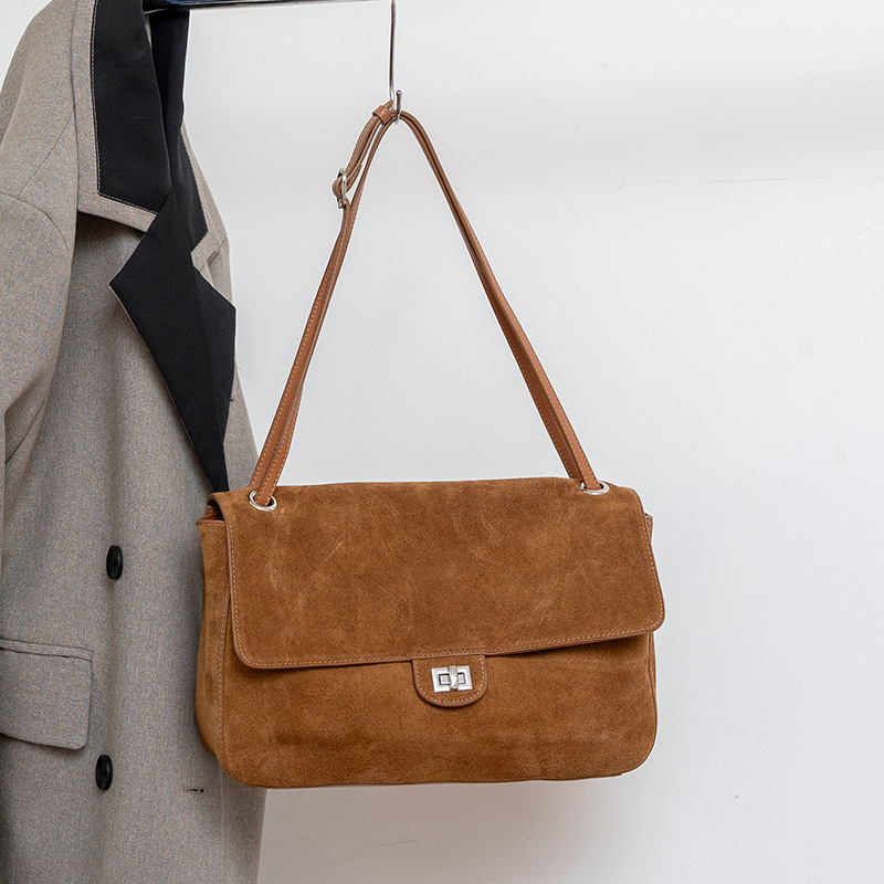 حقيبة كتف نسائية من الجلد السو - مراجعة Leather Work Handbag وسعره