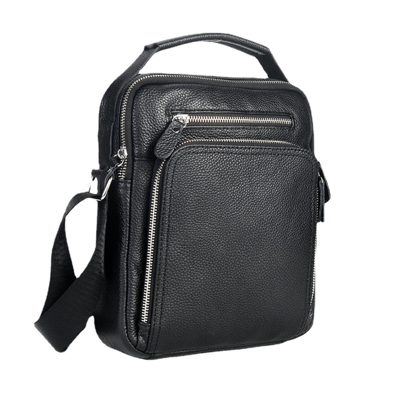 حقيبة يد رجالية من جلد البقر ا - مراجعة Leather Work Handbag وسعره