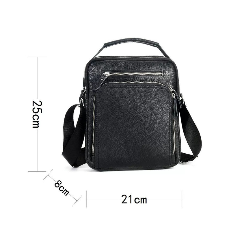 حقيبة يد رجالية من جلد البقر ا - مراجعة Leather Work Handbag وسعره