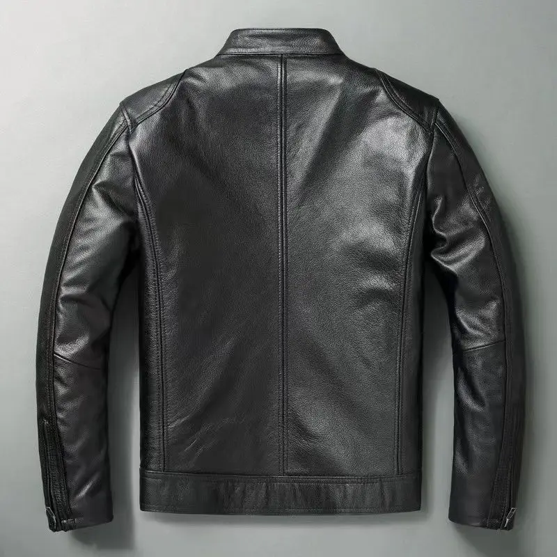 جاكيت من جلد البقر الأصلي للرج - مراجعة Leather Work Jacket وسعره