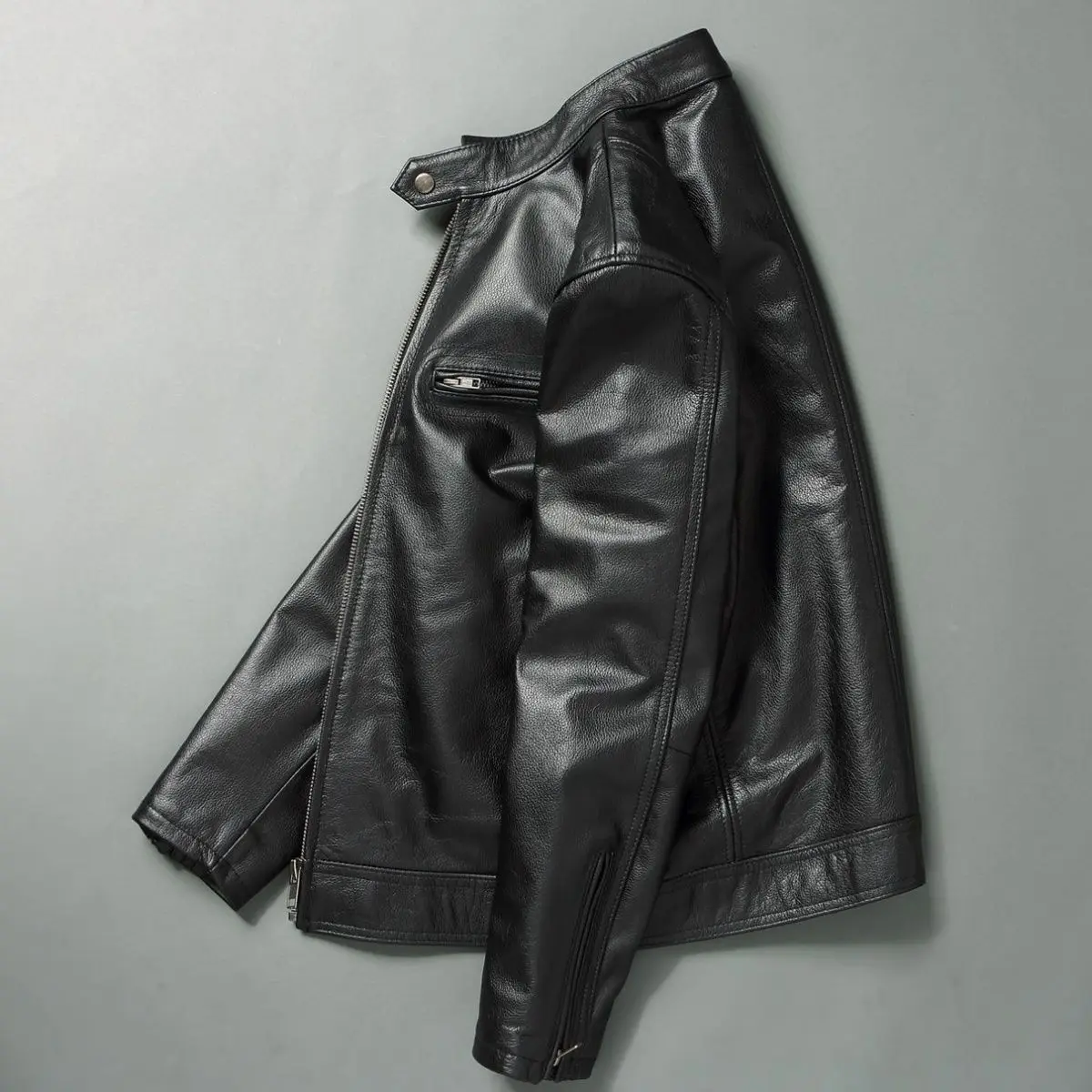 جاكيت من جلد البقر الأصلي للرج - مراجعة Leather Work Jacket وسعره