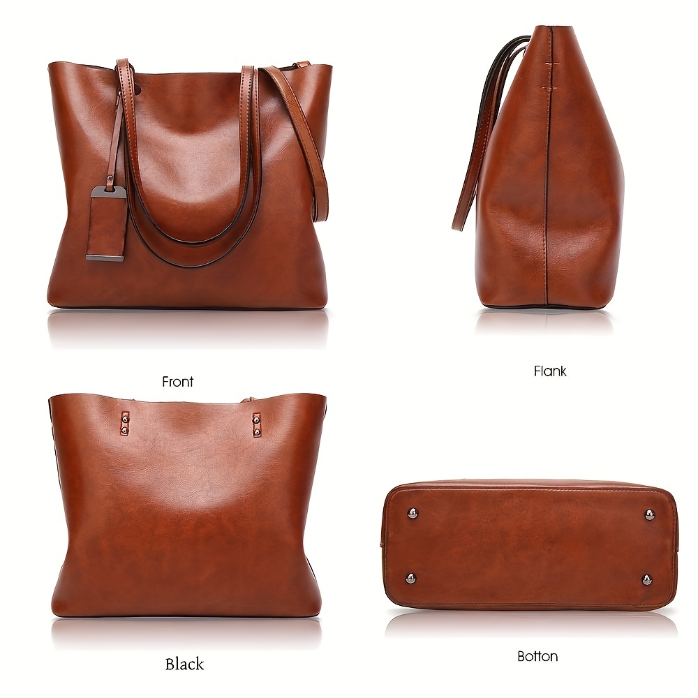 حقيبة يد جلدية كلاسيكية كلاسيك - مراجعة Leather Work Handbag وسعره