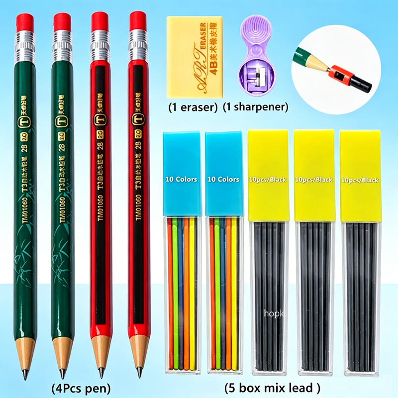 مجموعة أقلام رصاص ميكانيكية 1- - مراجعة Staedtler Pencil Lumocolor وسعره
