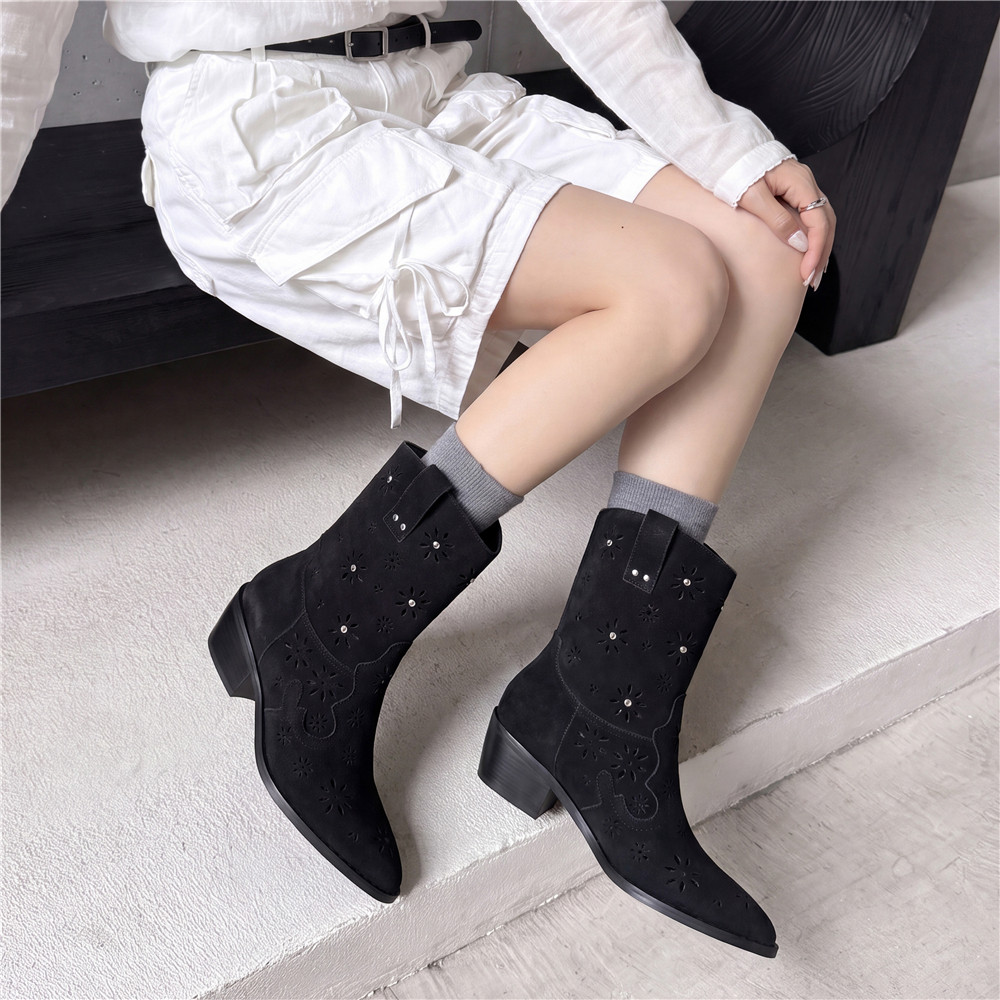 أحذية MILI-MIYA 2026 النسائية  - مراجعة Leather Work Outfit وسعره