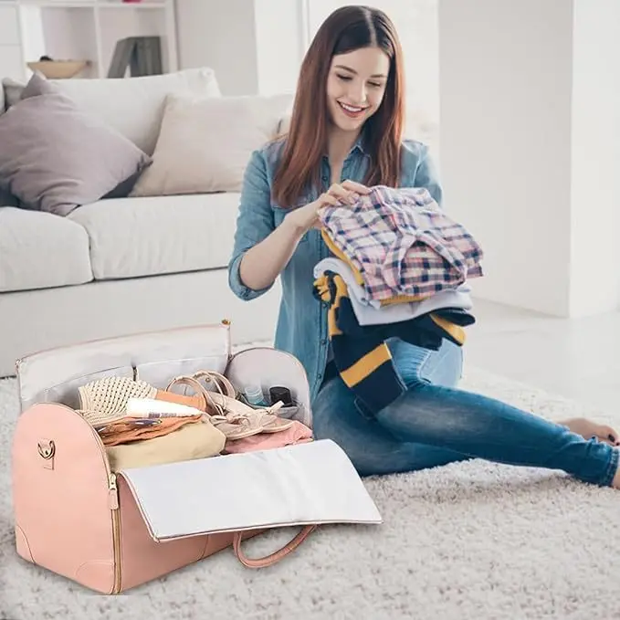 حقيبة يد نسائية جديدة لعام 202 - مراجعة Leather Work Duffle Bag وسعره